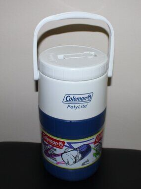 unused❤️1995 Coleman PolyLite 2litre½gallon insulated water jug cooler 5590-028T
